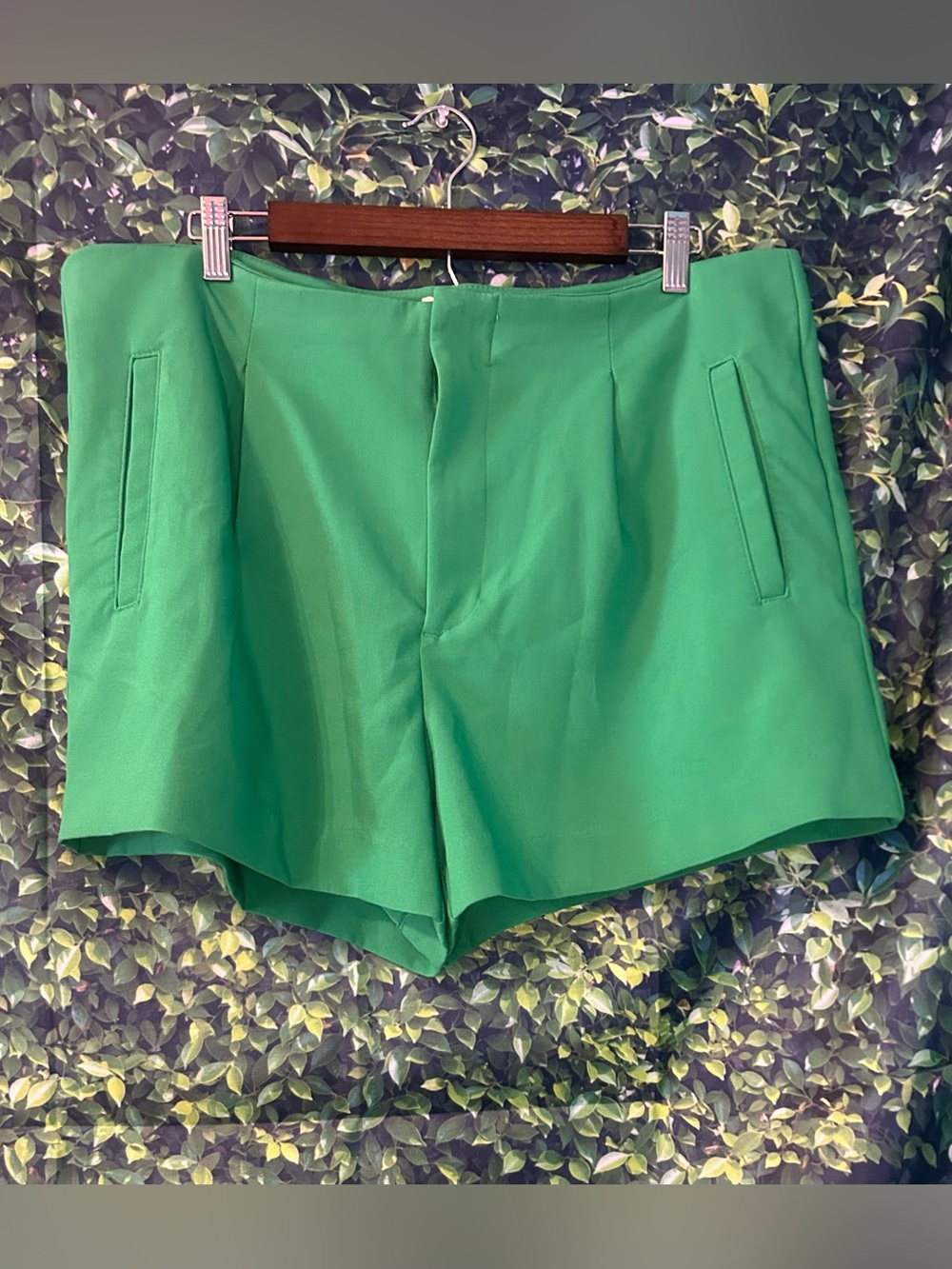 a new day Bright Green Tailored High-Rise Shorts